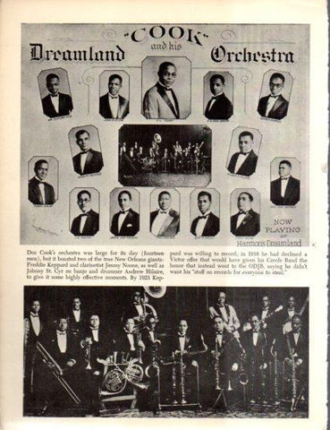 LAMINA V50257: Cook and His Dreamland Orchestra