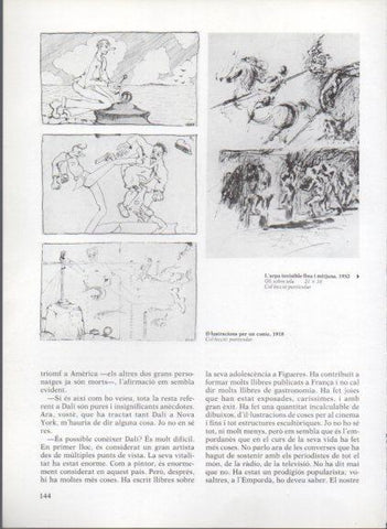 LAMINA V50241: Salvador Dali. Il·lustracions per un conte 1918