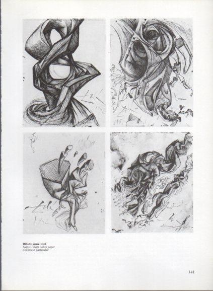 LAMINA V50240: Salvador Dali. Dibuixos sense titol