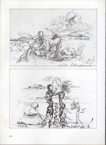 LAMINA V50237: Salvador Dali. Il·lustracio per La Vida Secreta de Salvador Dali