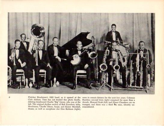 LAMINA V50283: Fletcher Henderson band in 1922