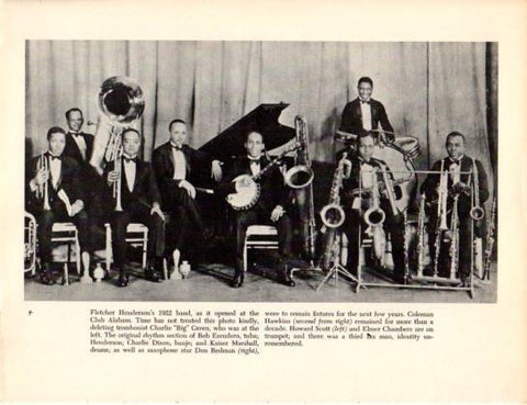 LAMINA V50283: Fletcher Henderson band in 1922