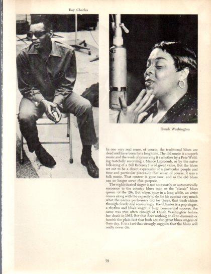 LAMINA V50266: Ray Charles and Dinah Washington