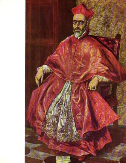 LAMINA V50409: El Cardenal Fernando Niño de Guevera por El Greco