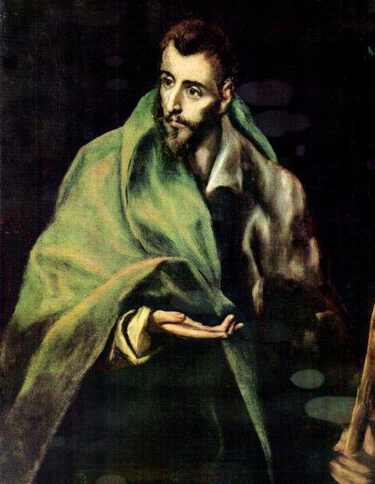 LAMINA V50407: Santiago El Mayor por El Greco