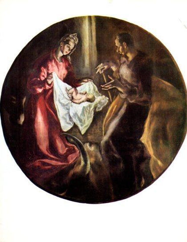 LAMINA V50402: El Greco y Jorge Manuel, Natividad