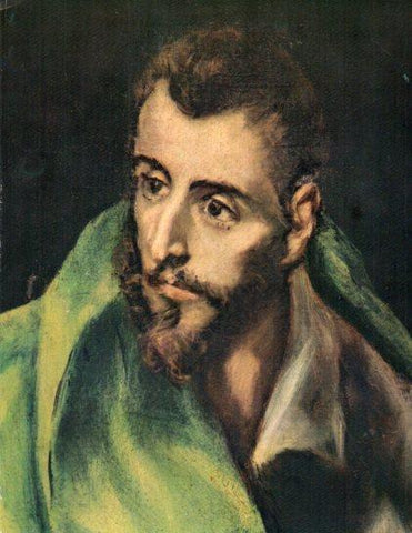 LAMINA V50396: Santiago el Mayor, fragmento por El Greco