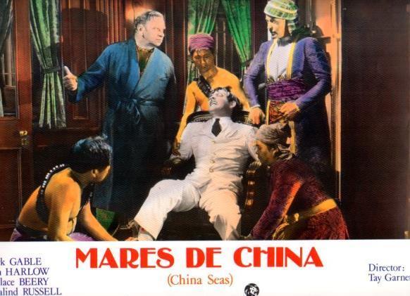 LAMINA V50444: Mares de China con Clark Gable y Jean Harlow nº 8