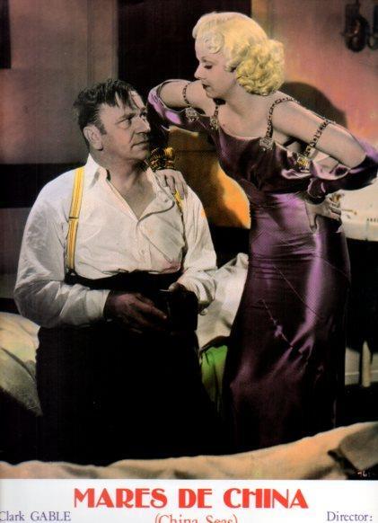 LAMINA V50442: Mares de China con Clark Gable y Jean Harlow nº 6