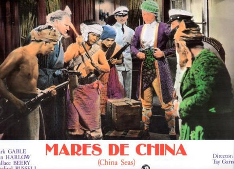 LAMINA V50440: Mares de China con Clark Gable y Jean Harlow nº 4