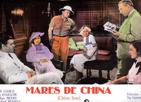 LAMINA V50438: Mares de China con Clark Gable y Jean Harlow nº 2