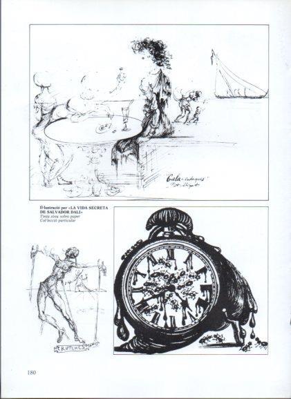 LAMINA V50435: Ilustracio per La vida secreta de Salvador Dali  Gala Cadaques por Dali