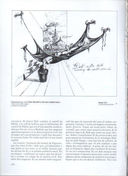 LAMINA V50434: Ilustracio per La vida secreta de Salvador Dali por Dali