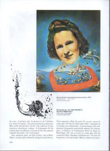 LAMINA V50428: Salvador Dali. Retrat de Gala amb simptomes rinocerontics