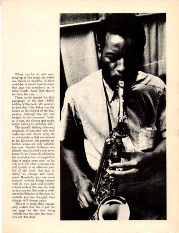 LAMINA V50360: Ornette Coleman playing the saxophone