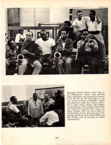 LAMINA V50346: Johnny Hodges, Flip Phillips, Lionel Hampton  and Illinois Jacquet