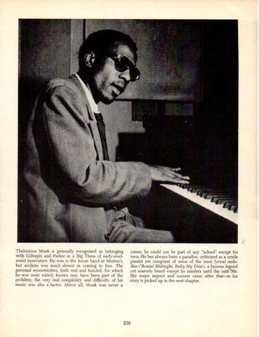 LAMINA V50345: Thelonious Monk