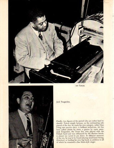 LAMINA V50343: Art Tatum and Jack Teagarden