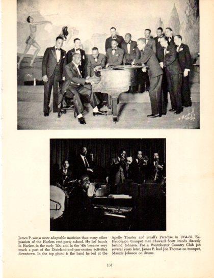 LAMINA V50384: James P. Johnson and His band in the Apollo Theater in 1934-35