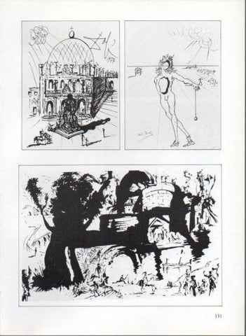 LAMINA V50235: S. Dali. Dibuixos per il·lustrar el text de Josep Pla Obres de Museu