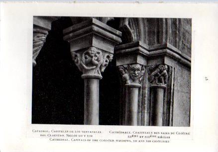 LAMINA V49627: Ciudad Rodrigo. Capiteles del Claustro de la Catedral