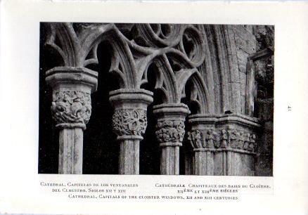 LAMINA V49625: Ciudad Rodrigo. Catedral, capiteles de los ventanales del Claustro