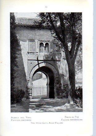 LAMINA V49634: La Alhambra. Puerta del vino fachada posterior