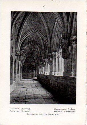 LAMINA V49623: Ciudad Rodrigo. Nave del Mediodia del Claustro de la Catedral
