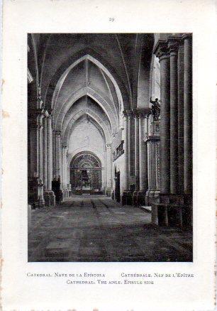 LAMINA V49619: Ciudad Rodrigo. Catedral. Nave de La Epistola