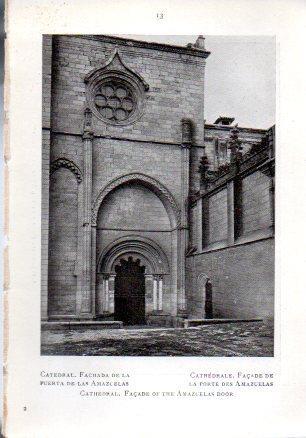 LAMINA V49613: Ciudad Rodrigo. Catedral. Fachada de La Puerta de Las Amazuelas