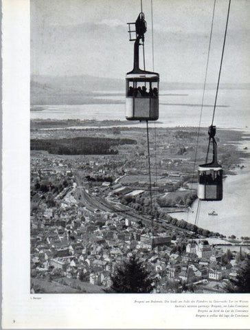 LAMINA V50121: Austria. Bregenz a orillas del lago de Constanza