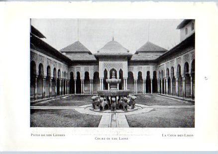 LAMINA V49652: La Alhambra. Patio de los Leones