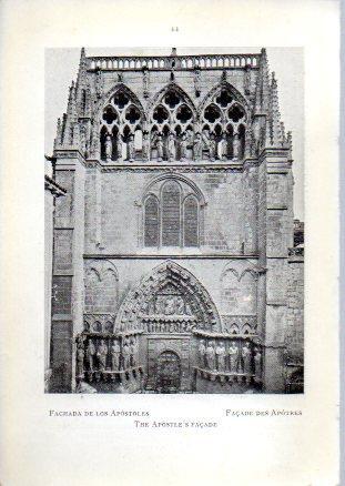 LAMINA V49578: Catedral de Burgos. Fachada de los Aposteles