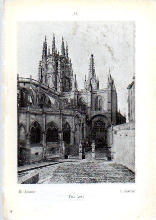 LAMINA V49575: Catedral de Burgos. Abside