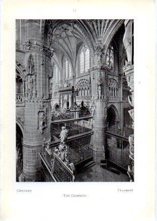 LAMINA V49565: Catedral de Burgos. Crucero