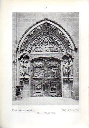 LAMINA V49563: Catedral de Burgos. Puerta del Claustro