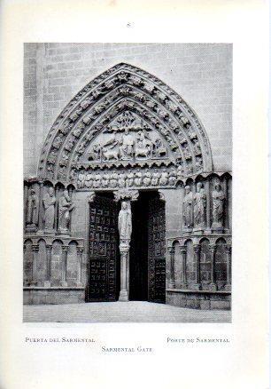 LAMINA V49560: Catedral de Burgos. Puerta del Sarmental