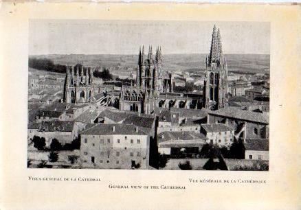 LAMINA V49559: Catedral de Burgos. Vista general