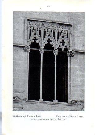 LAMINA V49603: Monasterio de Poblet. Ventana del Palacio Real