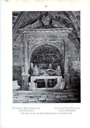 LAMINA V49601: Monasterio de Poblet. Altar del Santo Sepulcro en la Galilea