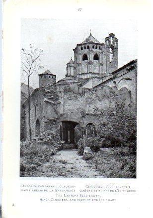 LAMINA V49600: Monasterio de Poblet. Cimbori, Campanario, Claustrillos y ruinas de la Enfermeria