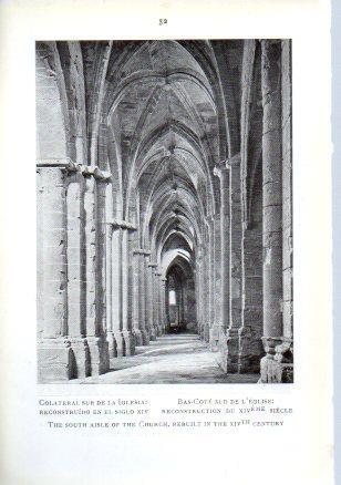 LAMINA V49597: Monasterio de Poblet. Colateral sur de la Iglesia