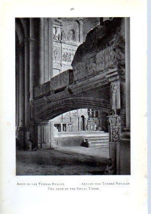 LAMINA V49596: Monasterio de Poblet. Arco de las Tumbas Reales