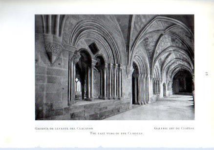 LAMINA V49589: Monasterio de Poblet. Galeria de Levante del Claustro
