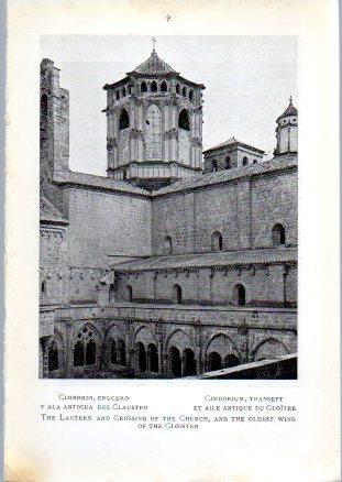 LAMINA V49586: Monasterio de Poblet. Cimborio, Crucero y ala antigua del Claustro