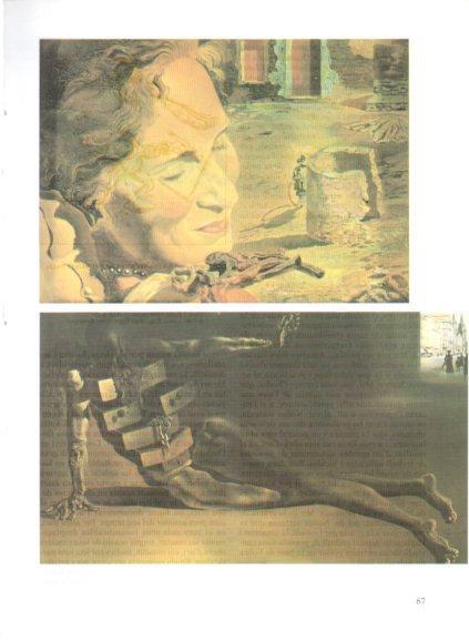 LAMINA V50205: Salvador Dali. Retrat de Gala amb dues costelles i Despatx antropomorfic