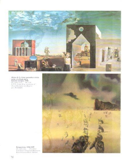 LAMINA V50206: Salvador Dali. Perpectives i Afores de la ciutat paranoica
