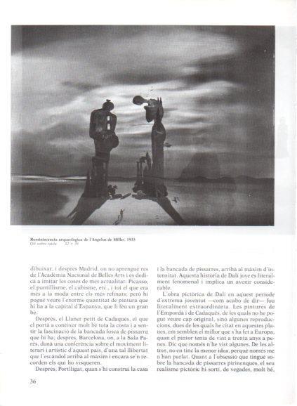 LAMINA V50190: Salvador Dali. Reminiscencia arqueologica de l'Angelus de Millet