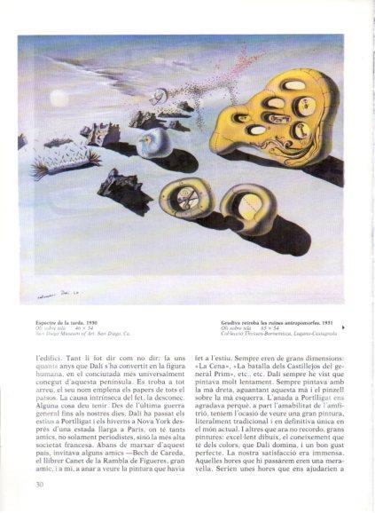 LAMINA V50187: Salvador Dali. Espectre de la tarda