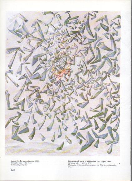 LAMINA V50231: Salvador Dali. Santa Cecilia ascensionista